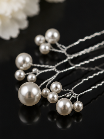 Pearl Bridal Wedding Hair Pins – 18 Pcs