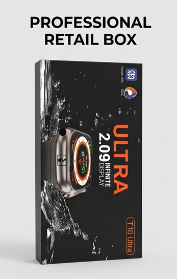 Pro Ultra Smartwatch ā Bluetooth Fitness Smart Watch, Black