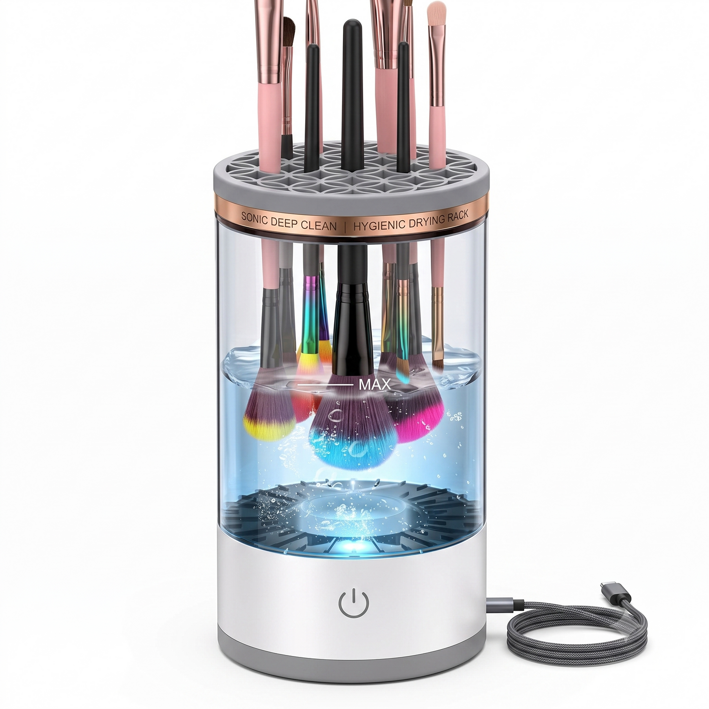 Electric Makeup Brush Cleaner & Dryer – Automatic Brush Cleaning Machine