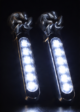 LED Car Wind Powered Decorative Light (Pack of 2) – No Battery Required