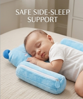 Baby Shaping Head Support Pillow – Soft Memory Foam Infant Pillow (1 Piece)