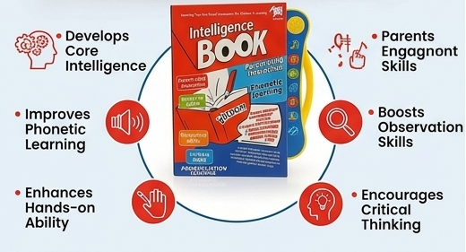 Interactive Sound Book for Children – Educational Learning & Intelligence Book (1 Piece)