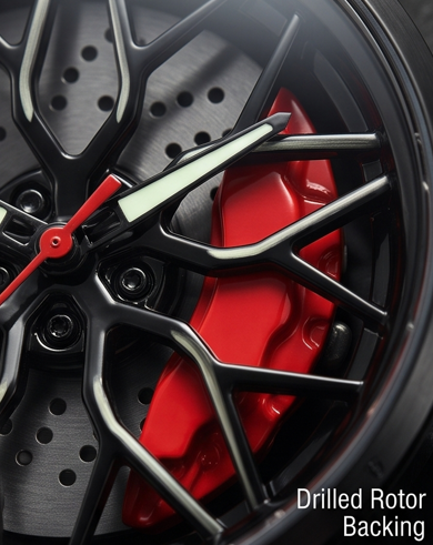 Stereoscopic Car Wheel Quartz Wristwatch – Alloy Steel Analog Watch (1 Piece)