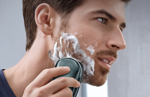 Mini Electric Foil Shaver for Men – Portable USB Type-C Rechargeable Wet & Dry Shaving Machine