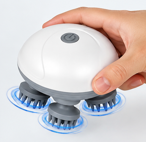 Electric Pet & Cat Massager – Vibration Head Massager for Pets