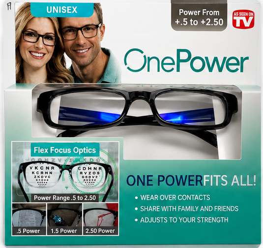 Smart Eye Glasses (Pack of 2) – Adjustable Focus Reading Glasses for Men & Women