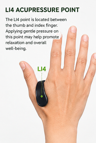 LI4 Acupressure Point Clip – Hand Acupressure Massage Clip (Pack of 1)