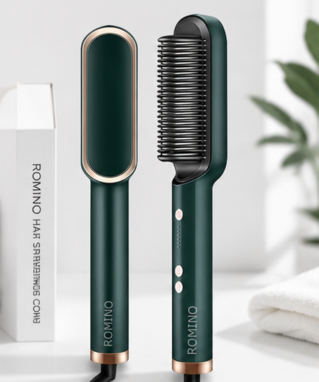 Fast Hair Straightening Comb – Electric Hot Brush for Smooth & Frizz-Free Hair Styling
