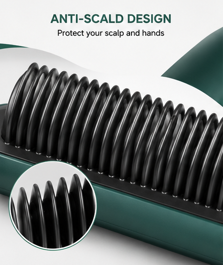 Fast Hair Straightening Comb – Electric Hot Brush for Smooth & Frizz-Free Hair Styling