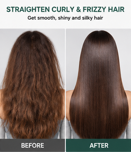 Fast Hair Straightening Comb – Electric Hot Brush for Smooth & Frizz-Free Hair Styling