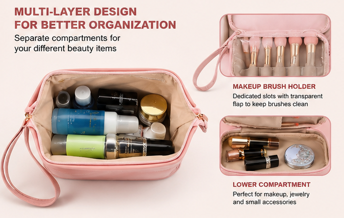 Large Capacity Cosmetic Travel Bag