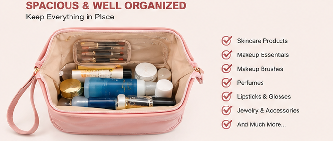 Large Capacity Cosmetic Travel Bag