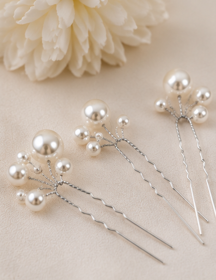 Pearl Bridal Wedding Hair Pins – 18 Pcs