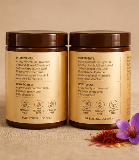Magic Glow Gold & White Body Cream – Pack of 2