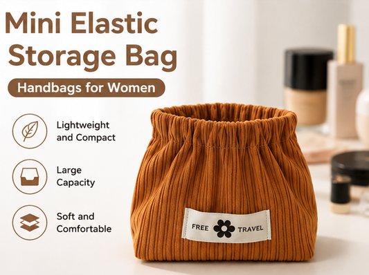 Mini Elastic Storage Bag for Women