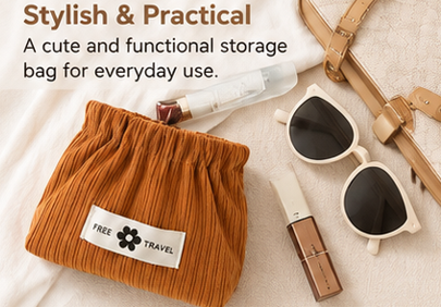 Mini Elastic Storage Bag for Women