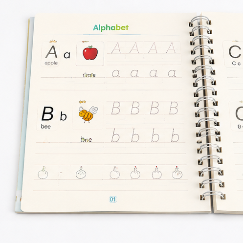 Magic Practice Copybook – 4 Books + 10 Refills
