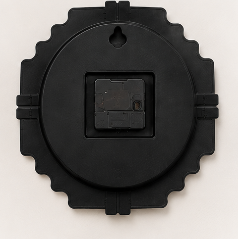 Islamic Calligraphy Analog Wall Clock – Brown