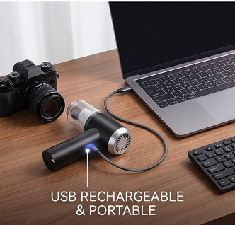 Multifunctional Air Duster Cleaner – Portable USB Rechargeable Cleaning Blower