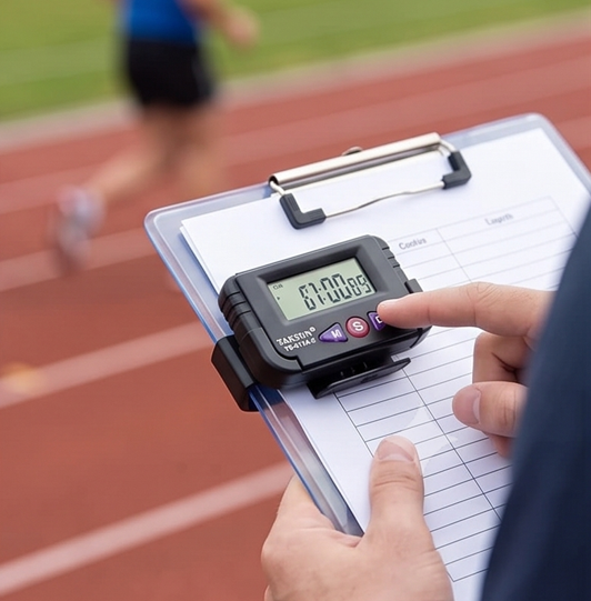 Digital Stopwatch with Flexible Stand – Precision Timer for Sports & Training (1 Piece)