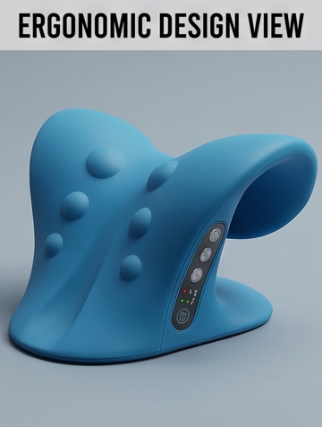 Electric Neck & Shoulder Massager – Deep Kneading Massage Pillow (1 Piece)