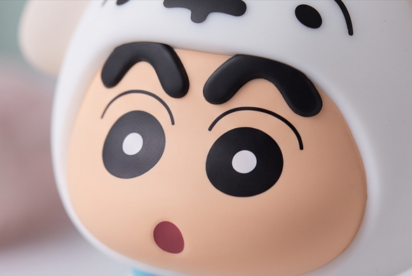 Crayon Shin-Chan Shiro LED Night Light – Soft Silicone Touch Lamp for Bedroom & Kids Room