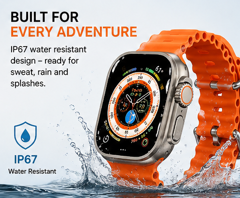 Smart Sports Watch with 1.99" Display – 120+ Sports Modes & Wireless Charging