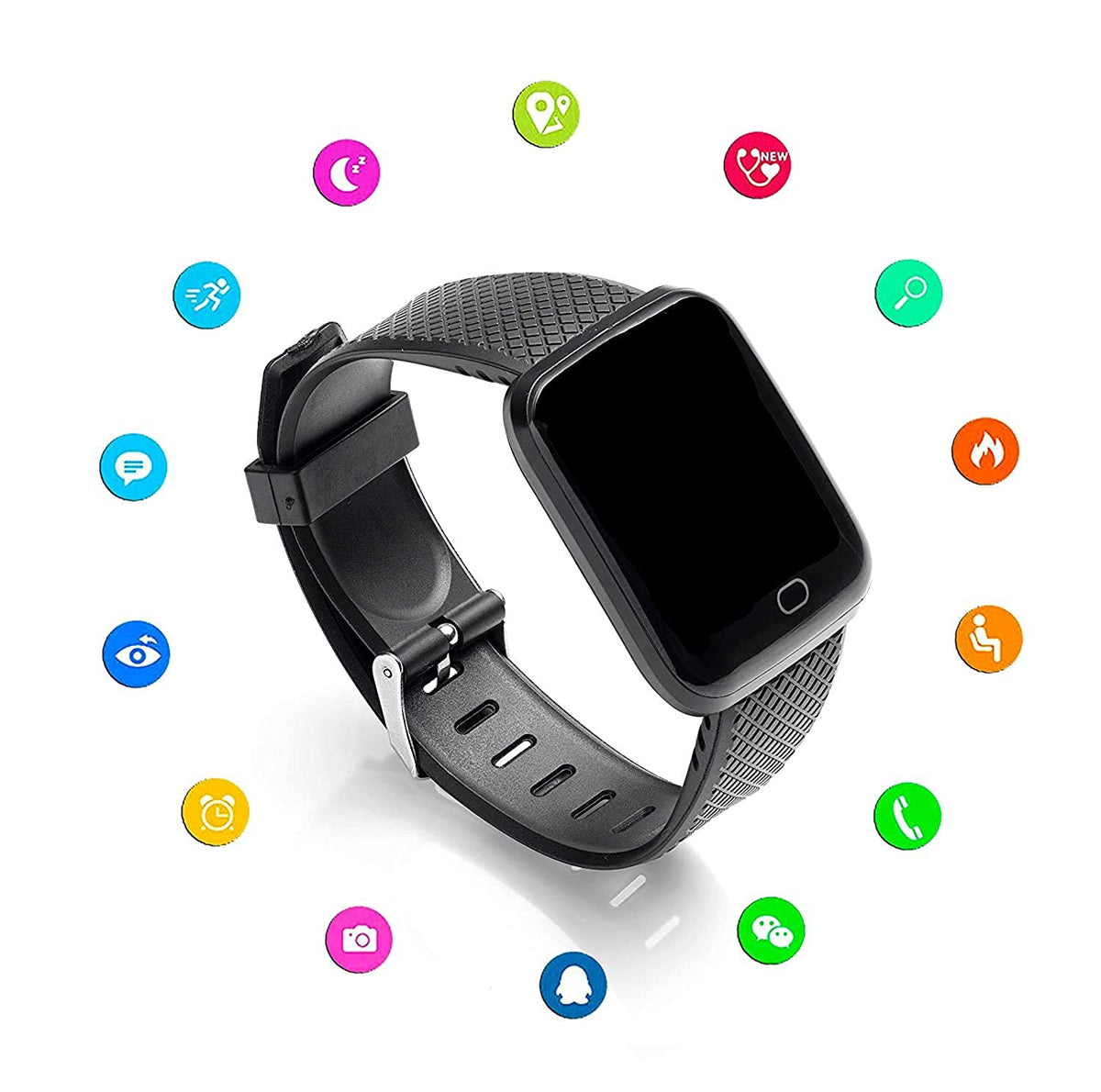 D116 Fitness Smart Watch with Sleep & Activity Tracking